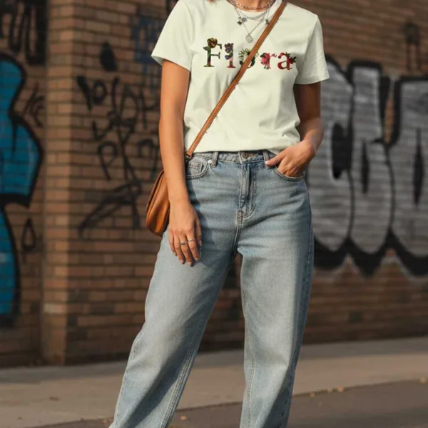 FLORA GRAPHIC PRINTED REGULAR TEE