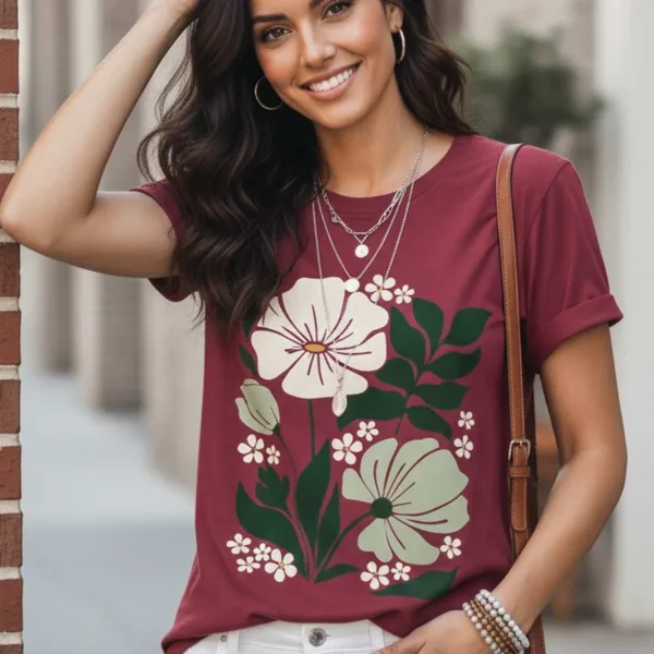 BOTANICAL GRAPHIC REGULAR TEE