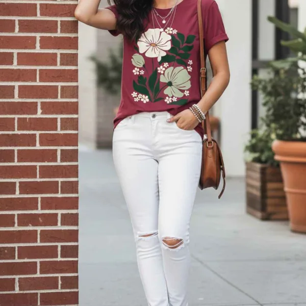 BOTANICAL GRAPHIC REGULAR TEE