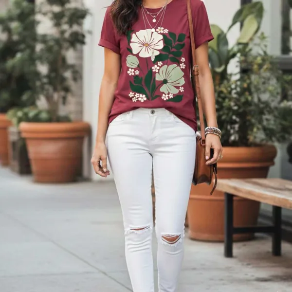 BOTANICAL GRAPHIC REGULAR TEE