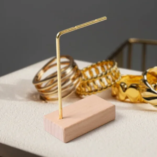Minimal Wooden Earring & Jewellery Display Stand