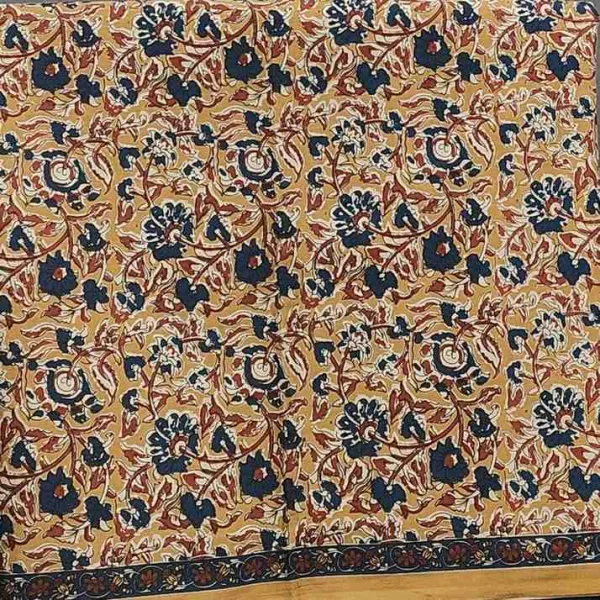 Elegant Printed Cotton 3-Piece Unstitched Suit