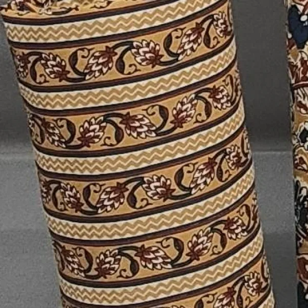 Elegant Printed Cotton 3-Piece Unstitched Suit