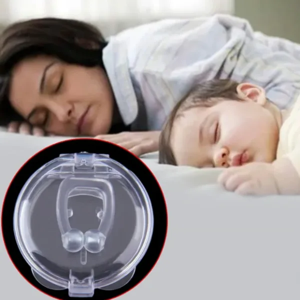 Magnetic Anti-Snoring Nose Clip – Silicone Snore Stopper for Men & Women