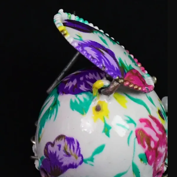 Jhumka Earrings / Buti for Women & Girls (1 Pair / Mix Color & Design)