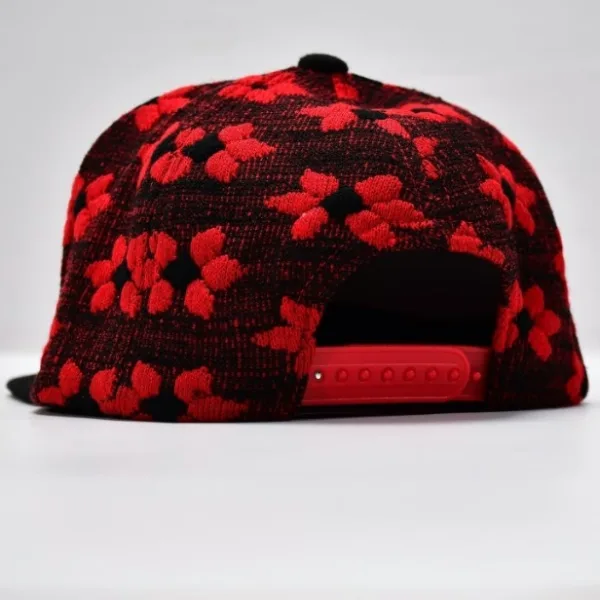 Floral Pattern Snapback Cap – Trendy Casual Hat