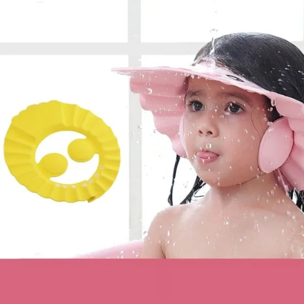 Baby Shower Cap – Waterproof Hair Washing Hat for Kids