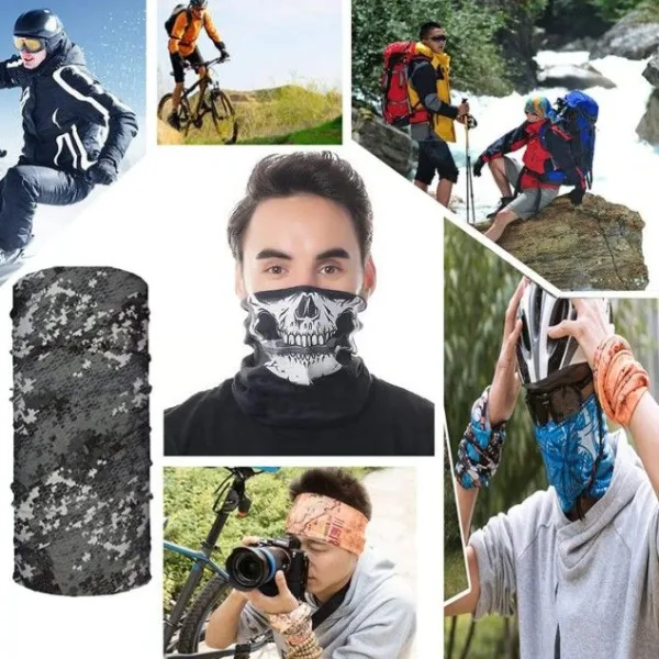 Multifunctional Unisex Neck Gaiter – Sun & Dust Protection Headwear