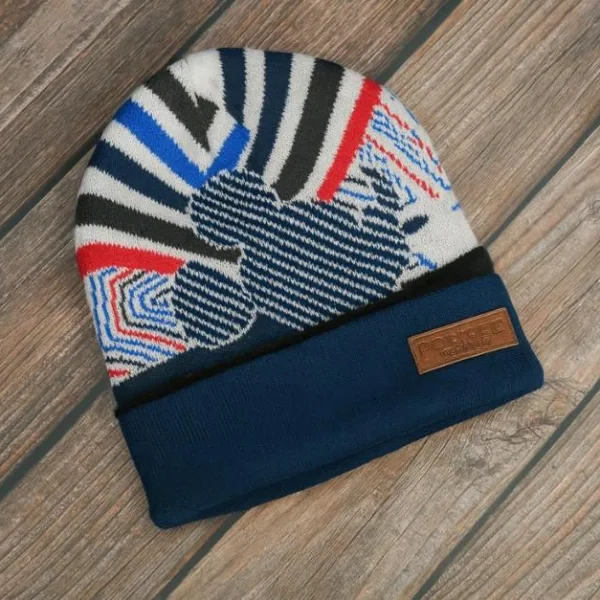 Winter Woolen Knitted Cap with Inner Fur Lining