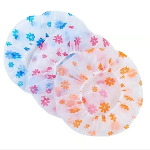 Women’s Reusable Waterproof Shower Cap – Lightweight Bath Hair Cover