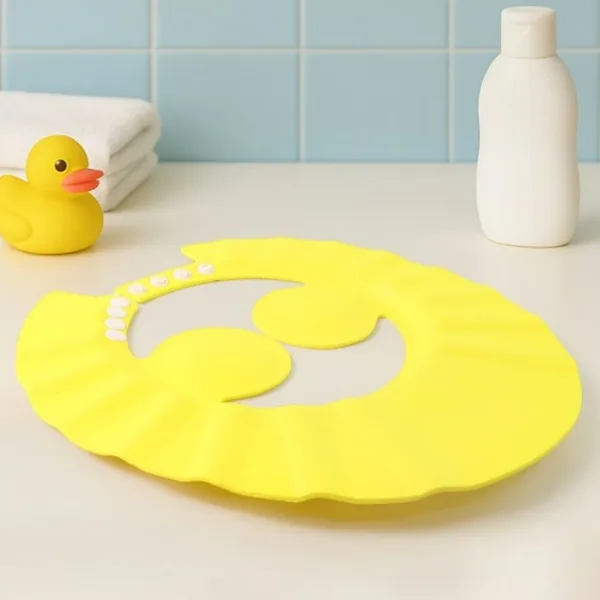 WinnXi Adjustable Baby Bath Shower Cap – Waterproof Hair Protection