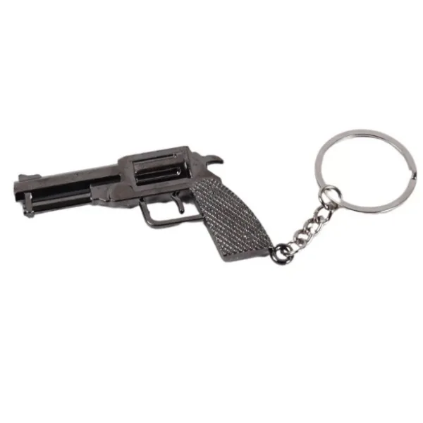 Gun Keychain Metal Weapon Key Rings Pendant for Men, Birthday Gifts (1 Pc / Mix Design)