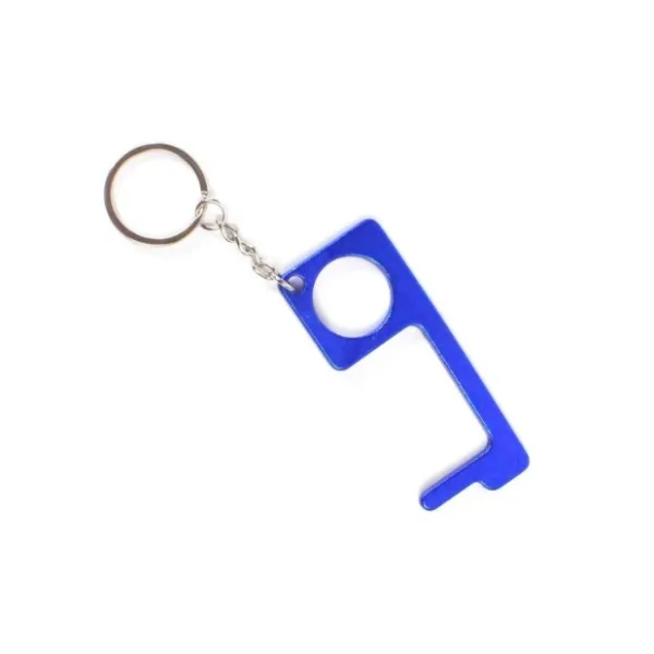 Metal Key Shape Keychain, Door Opener Tool (1 Pc)