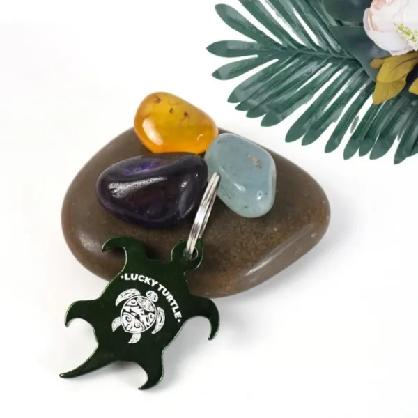 Metal Tortoise Shaped Keychain - Unique and Durable Accessory (1 Pc)