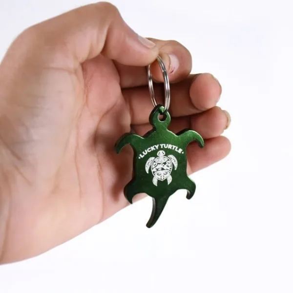 Metal Tortoise Shaped Keychain - Unique and Durable Accessory (1 Pc)