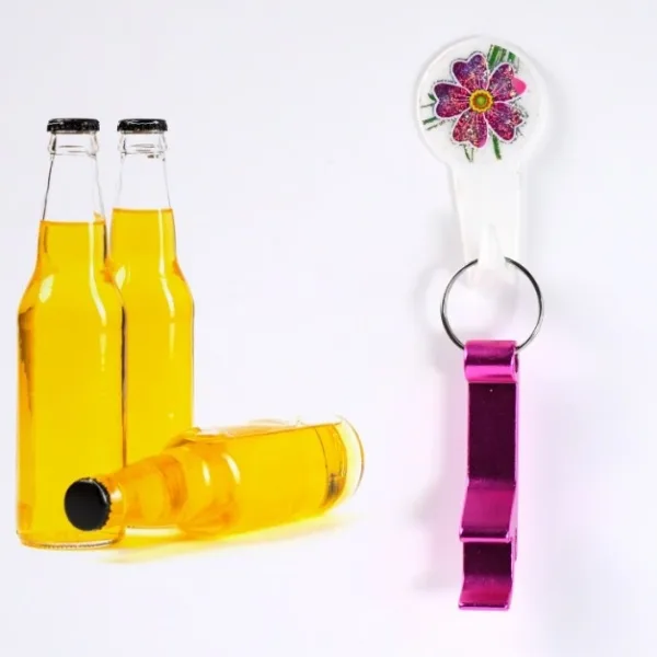 Metal Bottle Opener Keychain (1 Pc)