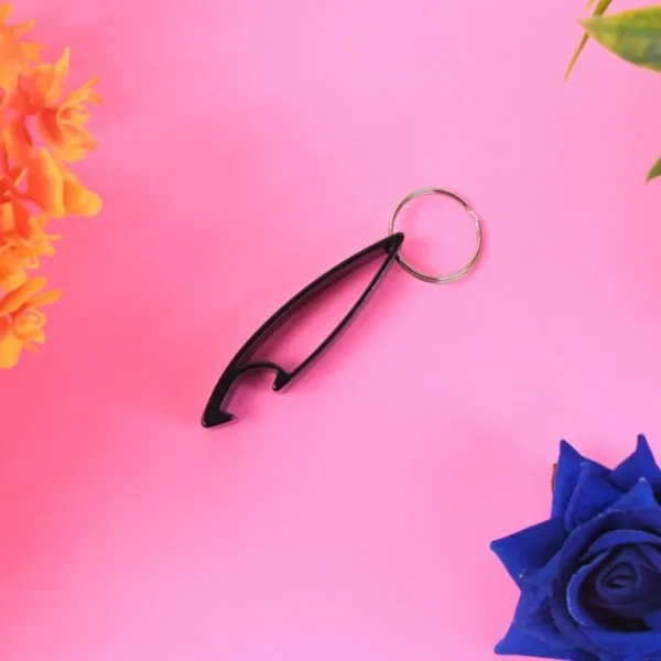 Metal Bottle Opener Keychain (1 Pc)