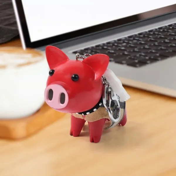 Cute Pig Keyring Keychain (1 Pc)