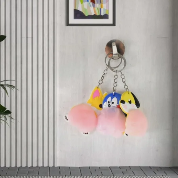 Cartoon Animal Keychain (1 Pc / Mix Design)