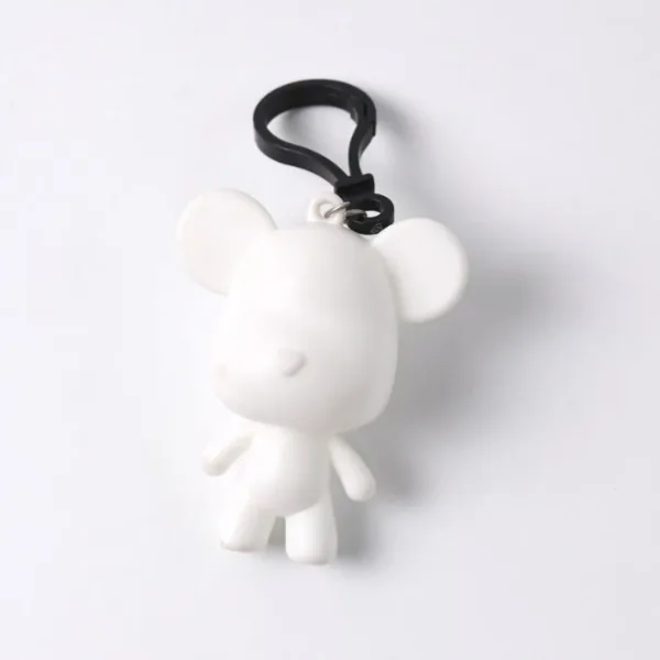 Cute Cartoon Bear Keychain (1 Pc)