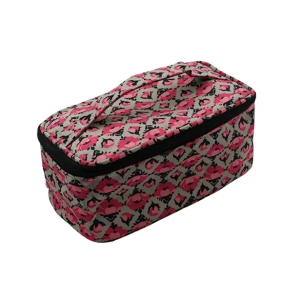 Decor Travel Makeup Bag with Small pouch Portable Organizer Makeup Cosmetic Train Case Large Capacity for Cosmetics Makeup Brushes and Toiletry Jewelry for More Storage