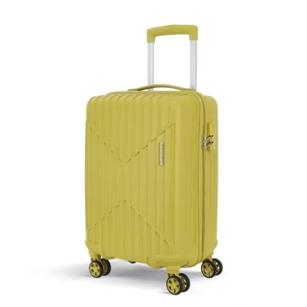 Yellow 55 cm Cabin Suitcase - Lightweight & Durable