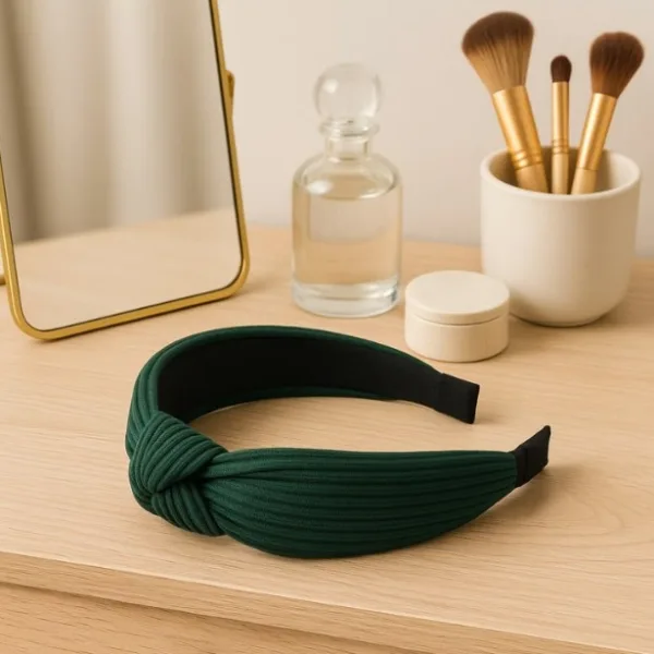 Women’s Ribbed Texture Knot Design Hairband (1 Pc / Mix Design)