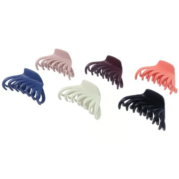 Hair Claw Clips Set for Women & Girls (Mix Design, Multicolor & 12 Pc)