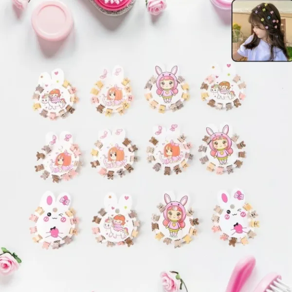 Plastic Hair Claw Clips Strong Clips (12 Pc / Mix Color), Hair accessories