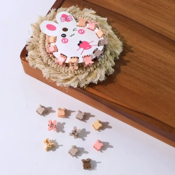 Plastic Hair Claw Clips Strong Clips (12 Pc / Mix Color), Hair accessories