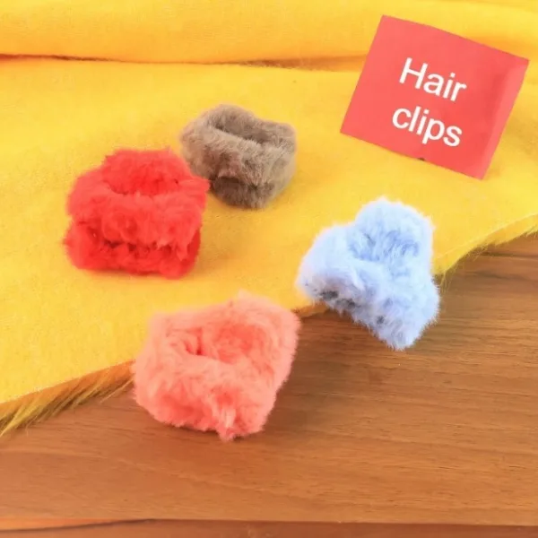 Mini Claw Hair Clips Set for Girls (12 Pkt / 1 Set)