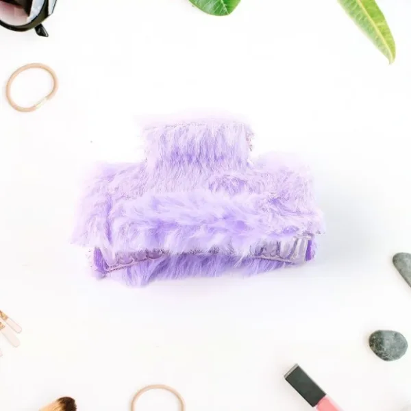 Small Hair Claw Clips, Plastic Fluffy Hair Claw Hair, Hair accessories (12 Pcs Set)