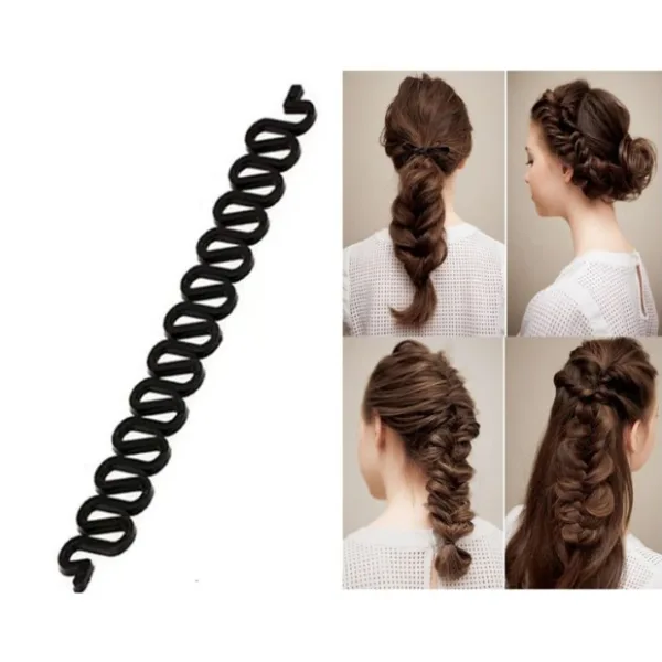 Fishbone Bun Maker widely used by women’s for making their hair looks like a fish tail and all and it used in many kinds of places like household, parlours etc., Hair accessories