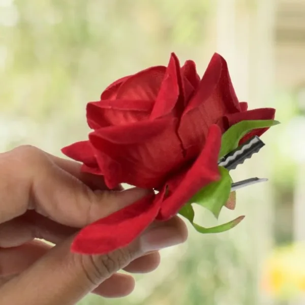 Colourful Flowing Flower Hair Pin (12 Pcs Set / Mix Color), Hair accessories