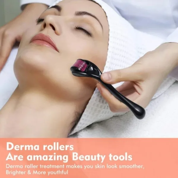Derma Roller Anti Ageing and Facial Scrubs & Polishes Scar Removal Hair Regrowth (2 MM)