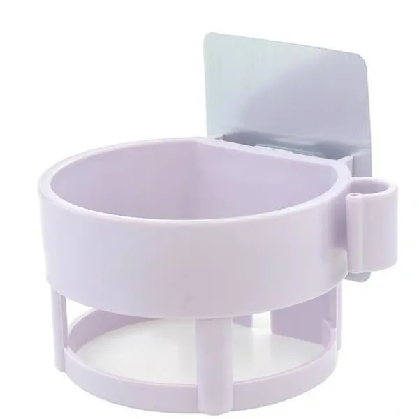 Self Adhesive Hair Dryer Holder Bathroom Wall Storage Shelf Organizer Stand, Hair accessories