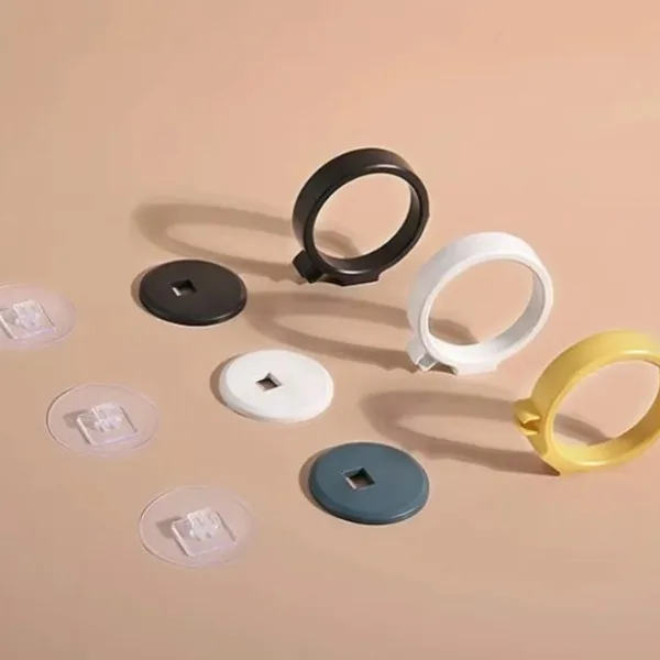 Wall Mount Hair Dryer Holder with Suction Cup, Plastic Wall Bracket for Bathroom, Beauty Salon / Home Use Self Adhesive Hair Dryer Stand Rack (1 Pc)