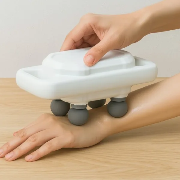 Handheld Full Body Massager 6-Head Massage Gun (1 Pc / Mix Color)