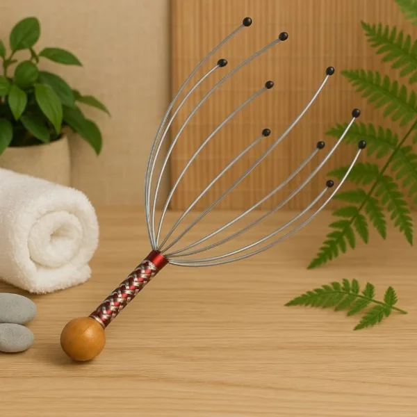 Hand Held Scalp Head Massager Stress Relief