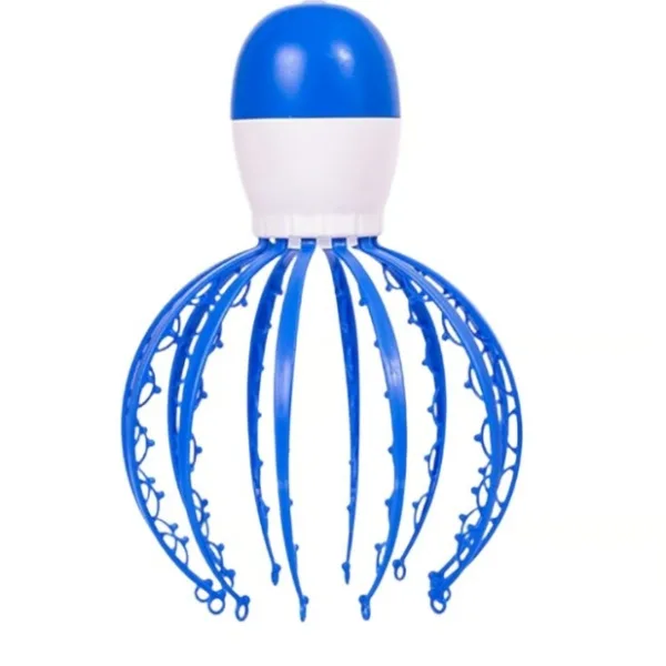 Electric Octopus Claw Scalp Massager Stress Relief Therapeutic Head Scratcher (Not included battery / Mix Color)