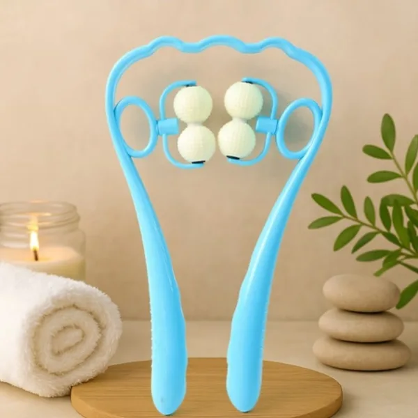 Premium Dual Roller Neck and Shoulder Massager (1 Pc)