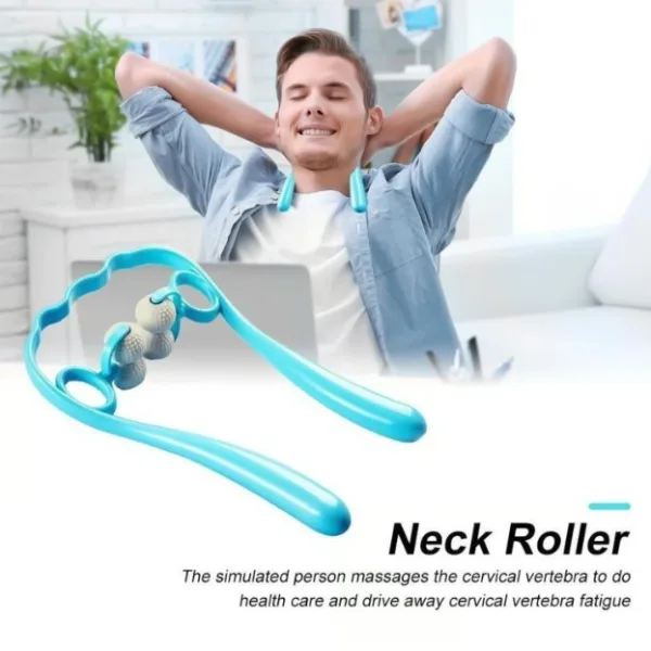 Premium Dual Roller Neck and Shoulder Massager (1 Pc)