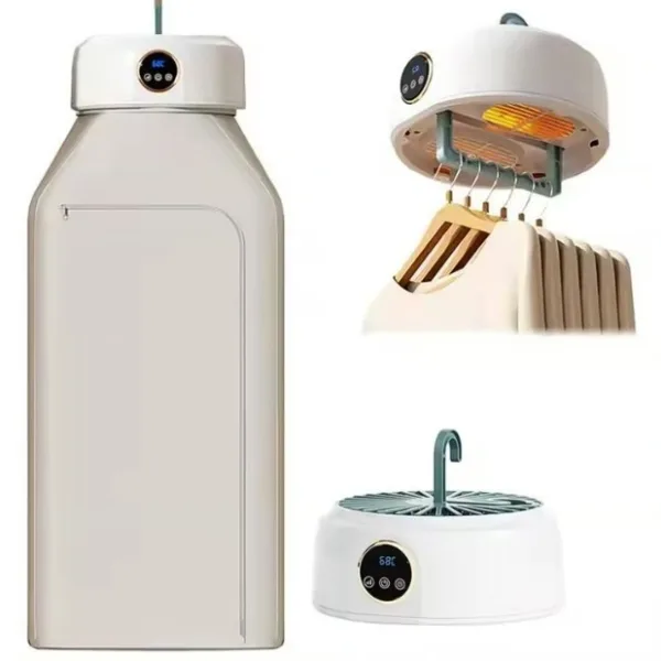 Portable Clothes Dryer, Mini Laundry Dryers with Low Noise (1 Set)