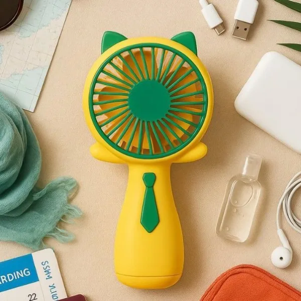 Rechargeable Mini Handheld Fan (1 Pc)