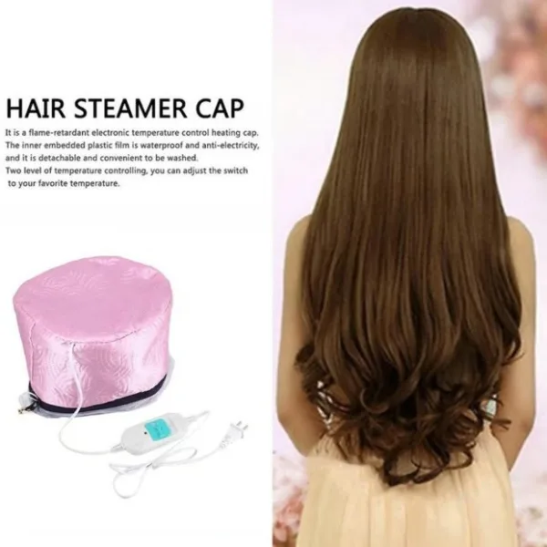 Thermal Head Spa Cap Treatment with Beauty Steamer Nourishing Heating Cap
