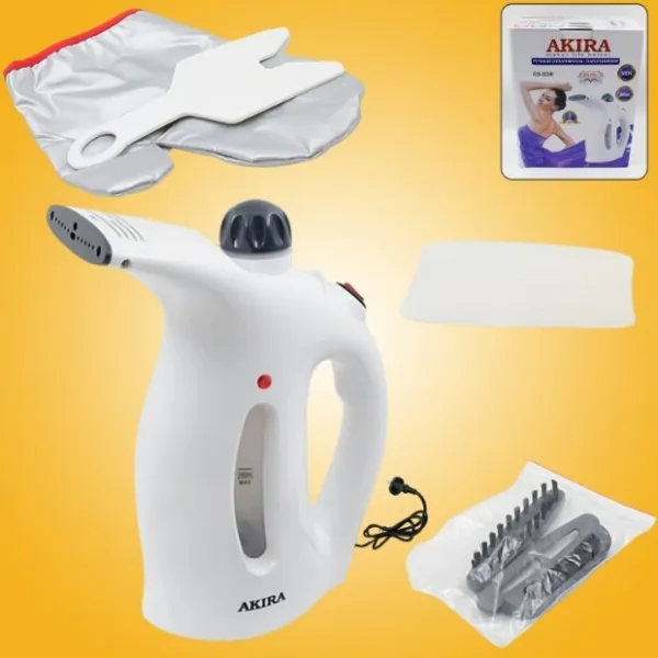 Portable Handheld Garment & Facial Steamer (1 Pc)