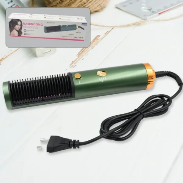 Hair Straightener Comb, Anti Scald Hot Comb Negative Ion Hair Straightener Brush Straightener 3 Gear Constant Temperature for Quick and Professional Hair Salon at Home (1200w), Hair accessories