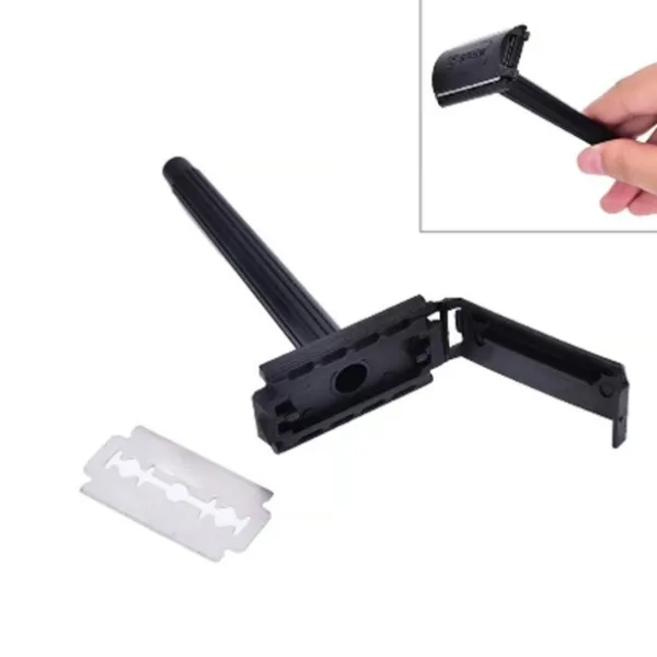 Shaving Razor for Men Blade Razor with Plastic Grip Handle (With Card Packing)